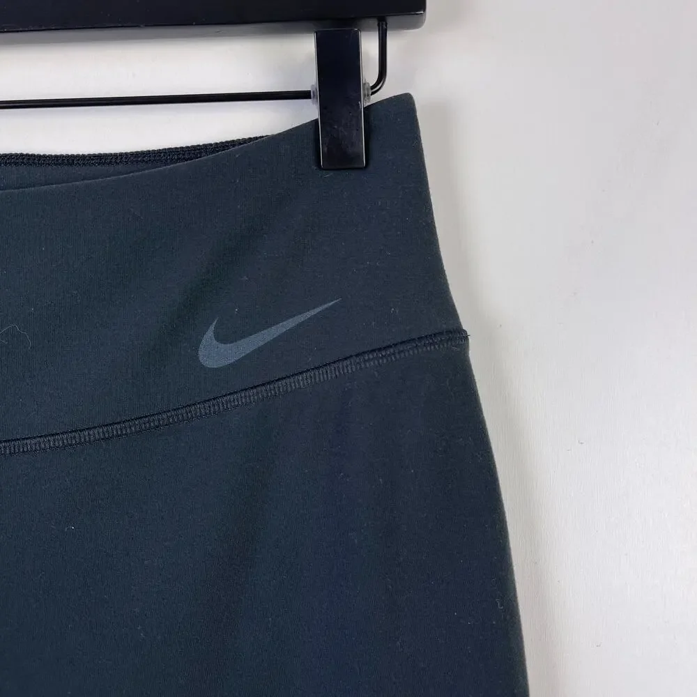 Nike Dri-Fit Womens Power Legend Capri Tights High Rise Black 21